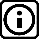 Symbol: Info und Unterstützung für Menschen mit Behinderung