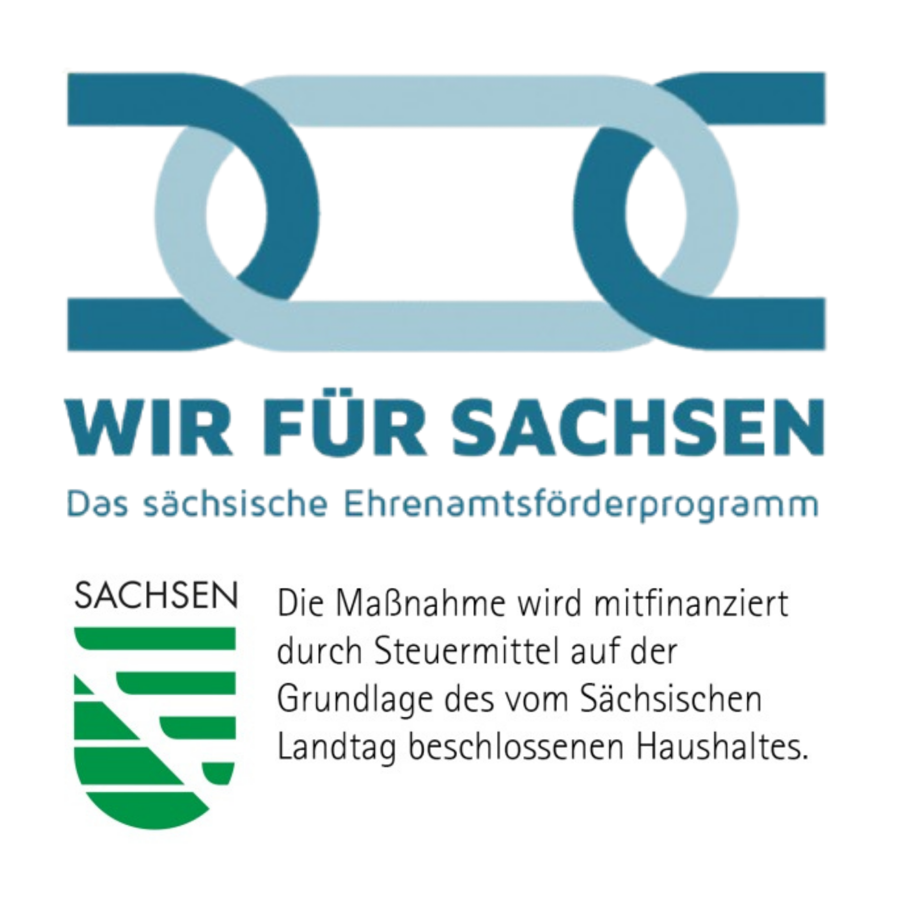 Logos Wir für Sachsen