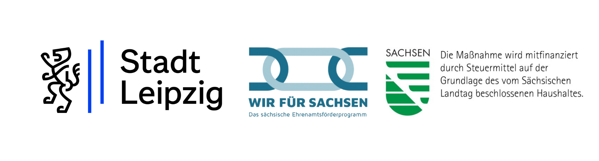 Logos Kulturamt und Wir für Sachsn