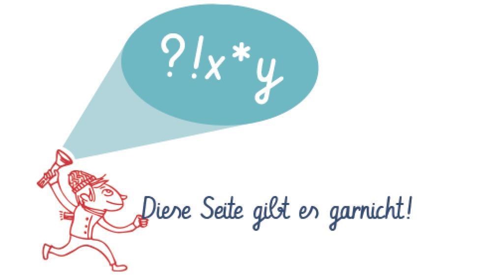 Fehler 4043: Logo Wunderfinder im Icon unleserliche Zeichenkombination und Aufschrift Diese Seite gibt es garnicht