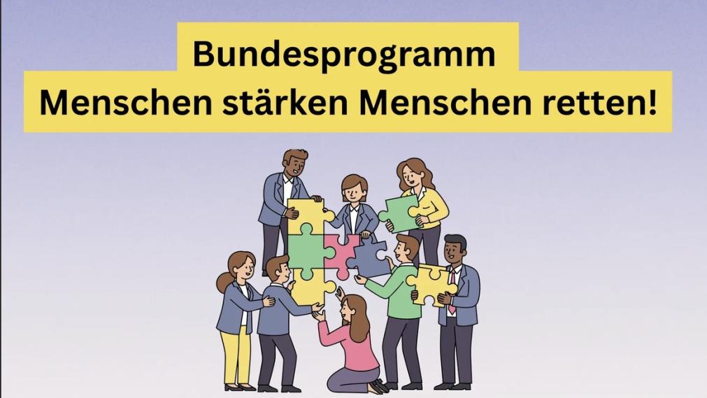 Grafik Menschen stärken Menschen retten