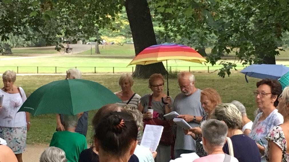Wir singen im Regen - manchmal